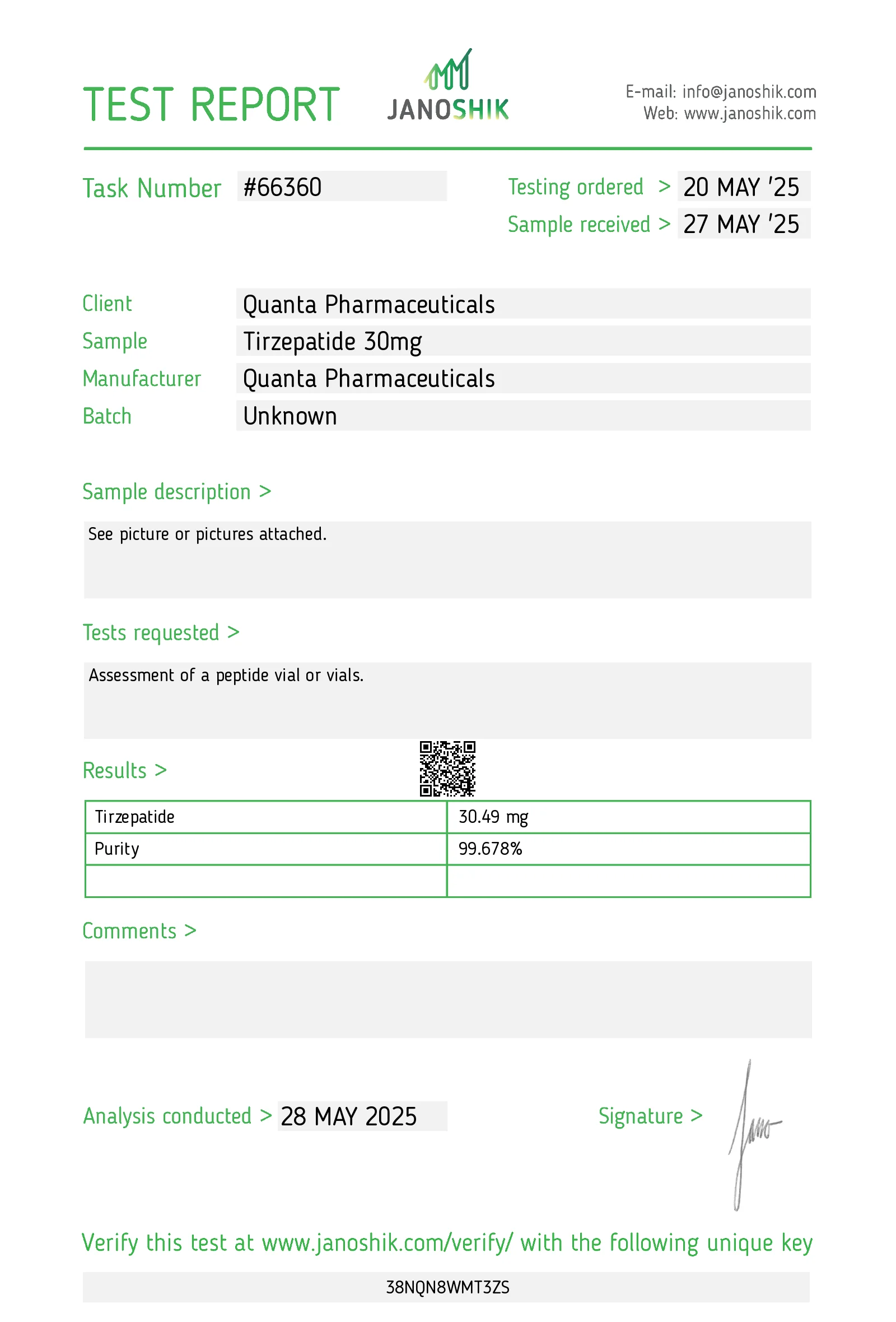 Quanta Pharma Tirzepatide 30mg - Image 2
